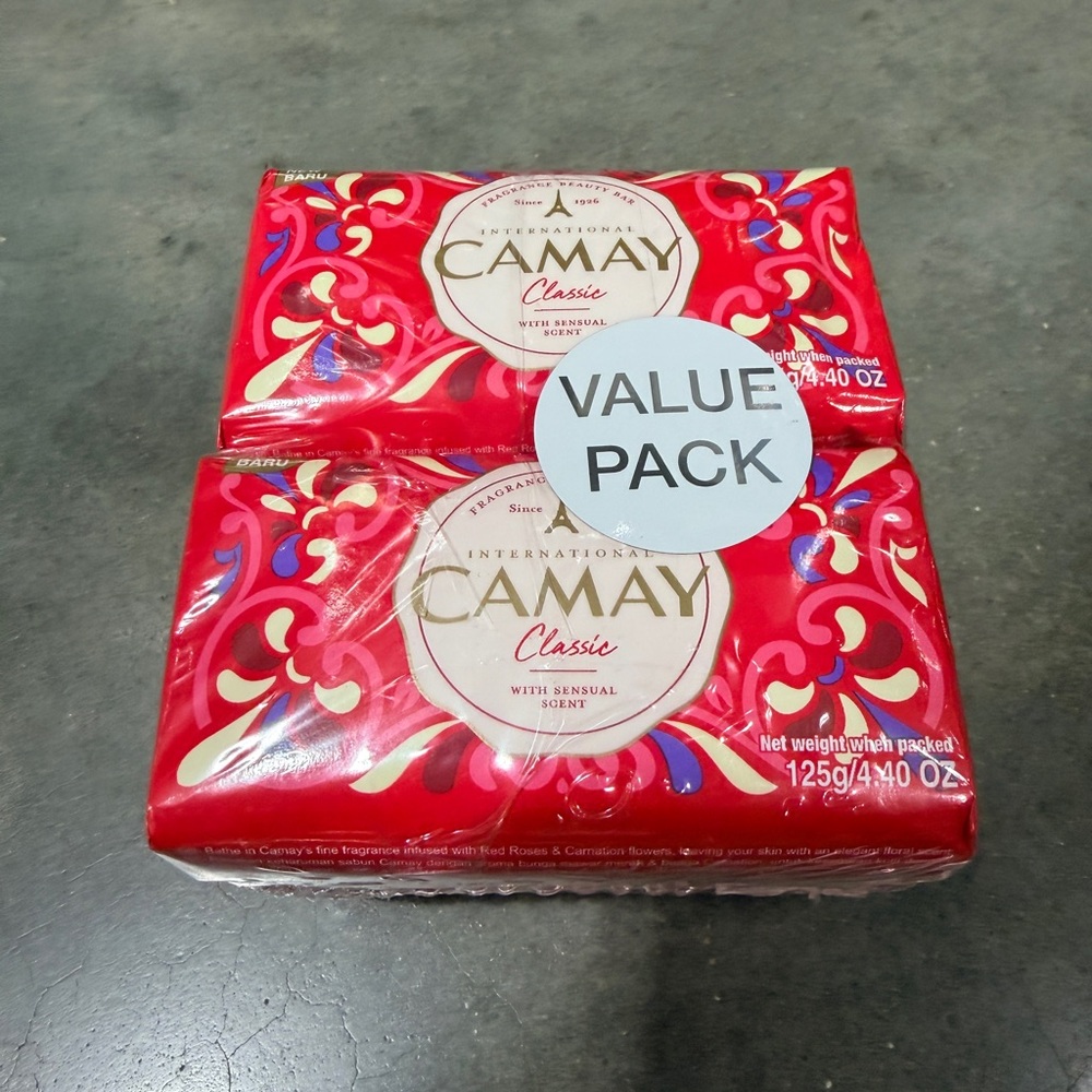 Camay Classic Bar Soap Pack  Of 6 Bars sensual Scent  4.40oz Each